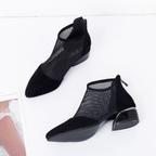 Shoes Women 2023 Hollow Mesh Single Shoe Versatile Breathable Tide Sandals Pointed Flat Large Size Shallow Shoes