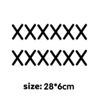 Car Stitching Patch Adornment Stickers Personalized Scratch Cover