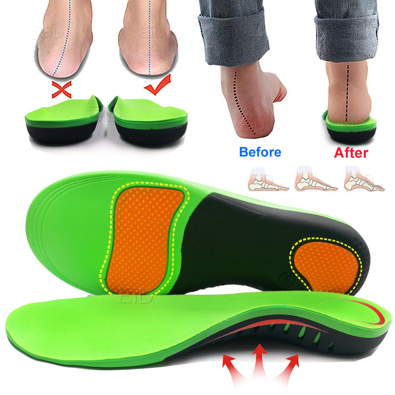 New Comfortable Insoles Elastic Shock Absorbent Soft Slippery Arch Support Spats