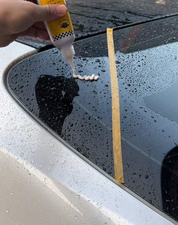 TikTok Auto Car Glass Polishing Glass Oil Film Removing Paste