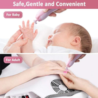Safety Electric Baby Nail File Clippers Toes Fingernail Cutter Trimmer Manicure Tool Manicure Pedicure Care Tool Set For Kids