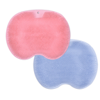 Shower Foot Scrubber Massager Cleaner Acupressure Mat Non-Slip Improve Circulation Exfoliation Massage Silicone Bath Pad