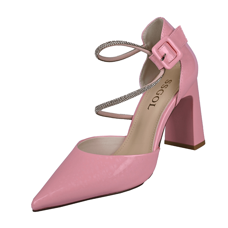 Banquet Women's Shoes 2023 Spring Summer New Chunky Heels