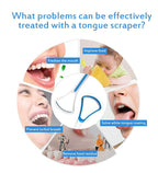 3 Colors  Silicone Tongue Scraper Brush Cleaning Food Grade Single Oral Care Plastic Scraper Tounge Oral Mouth Hygiene Care