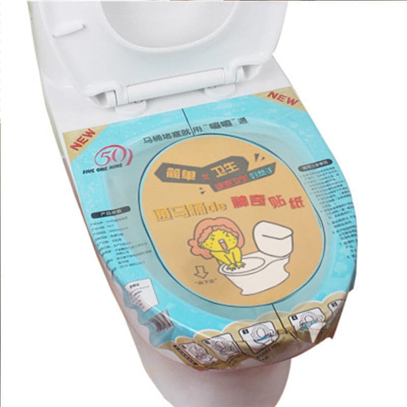 36 x 45 cm Plastic Toilet Disposable Sticker Plunger Dredge Easy Fix Clogged Film Safe Clean Tool