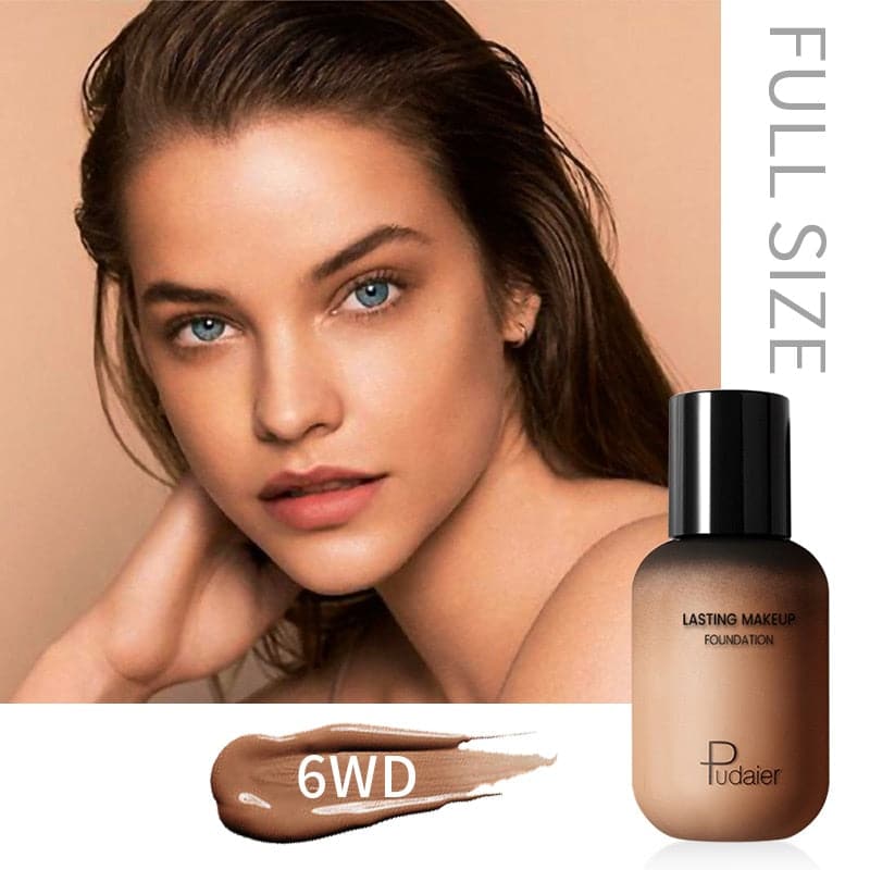 Dark Skin Liquid Foundation Cream For Face Concealer Matte Female Makeup Base Waterproof Long Lasting Facial Cosmetics