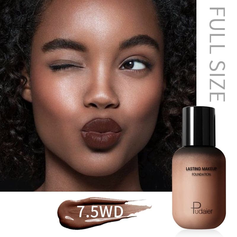 Dark Skin Liquid Foundation Cream For Face Concealer Matte Female Makeup Base Waterproof Long Lasting Facial Cosmetics