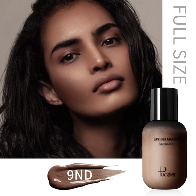 Dark Skin Liquid Foundation Cream For Face Concealer Matte Female Makeup Base Waterproof Long Lasting Facial Cosmetics
