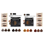 2 Color Set Waterproof Eyebrow Powder Eyebrow Cream  Air Cushion Eye Brow Palette Dye Eyebrow