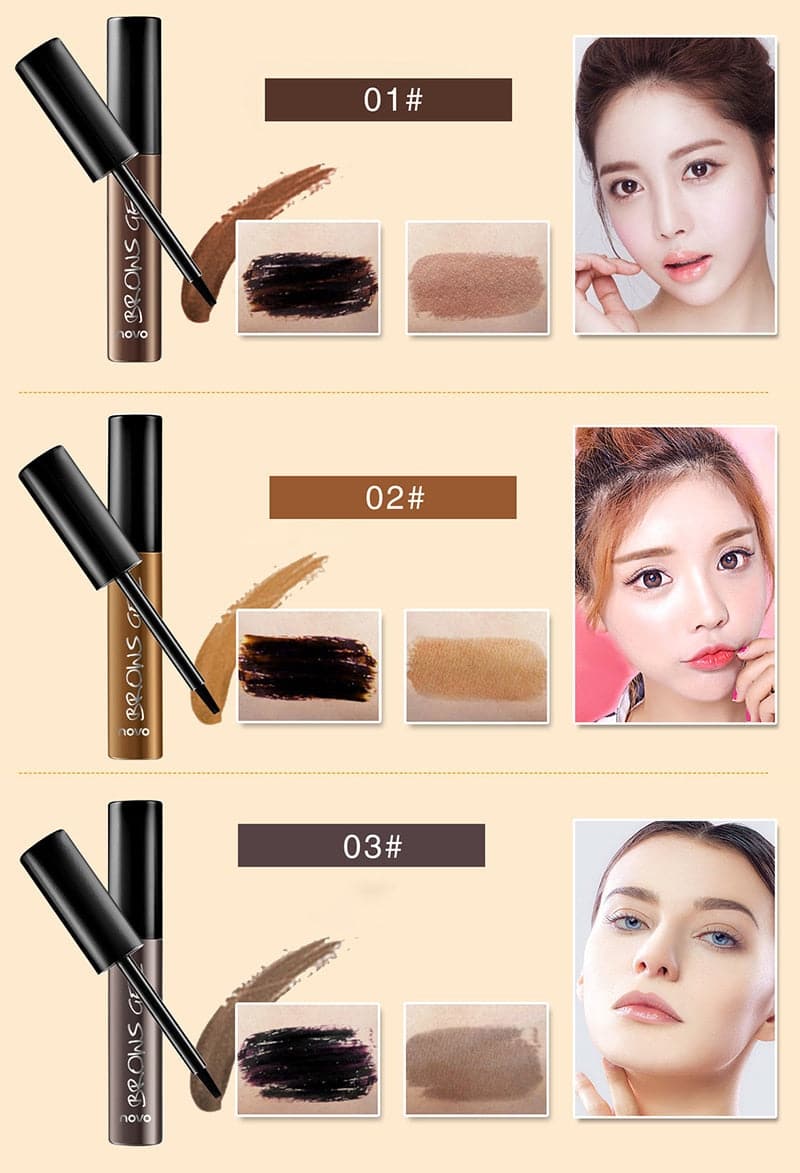 Eyebrow Dye Cream Eye Brow Gel 3 Colors Semi-Persistent Peel-off Tint Brow Eyebrow Cream Lasting