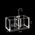 3-in-1 Transparent Acrylic Aquarium Filter Boxes External Hanging Water Purifier for Aquarium Fish Tank Box