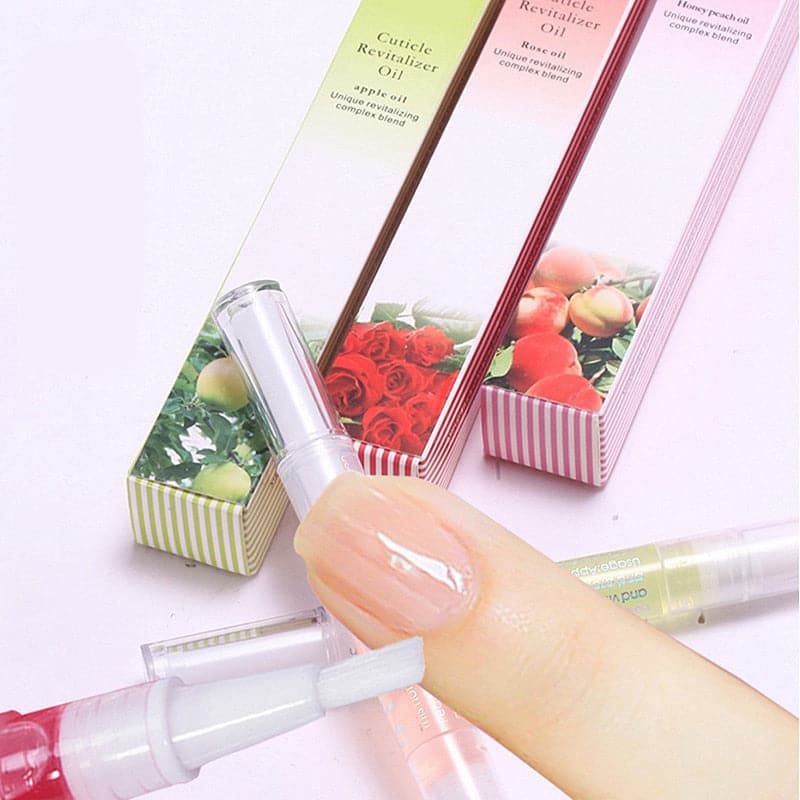 Nail Care Pen Nutritional Oil 5 Scents Cuticle Activating Oil Prevents Nail Aging Nourishes Skin