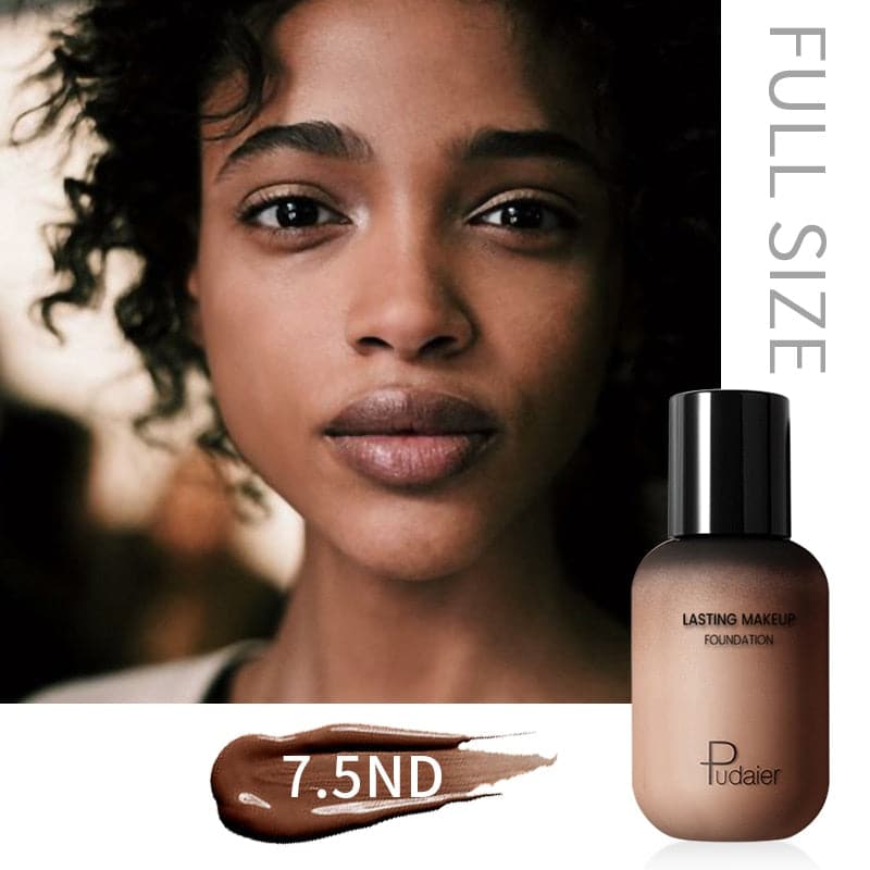 Dark Skin Liquid Foundation Cream For Face Concealer Matte Female Makeup Base Waterproof Long Lasting Facial Cosmetics