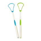 3 Colors  Silicone Tongue Scraper Brush Cleaning Food Grade Single Oral Care Plastic Scraper Tounge Oral Mouth Hygiene Care