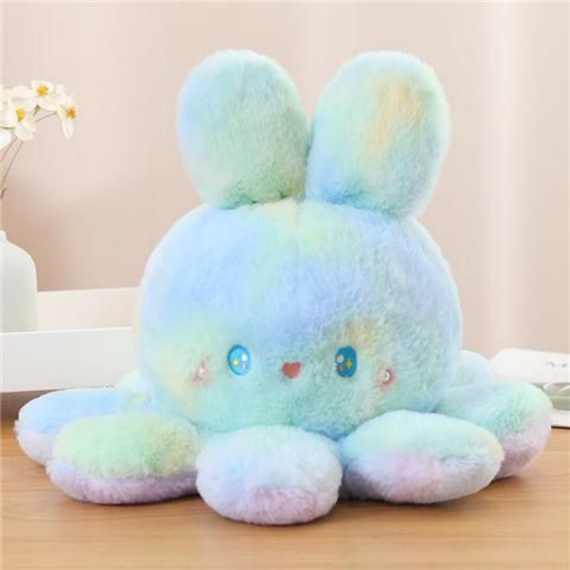 Fashion Gradient Colorful Octopus Plush Toy Funny Gift
