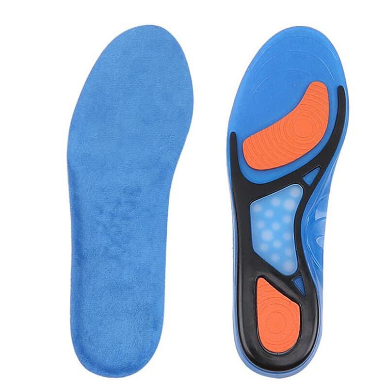 New Comfortable Insoles Elastic Shock Absorbent Soft Slippery Arch Support Spats