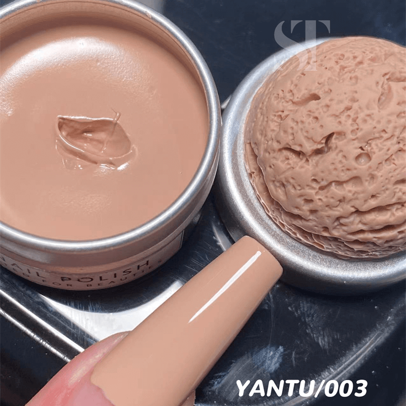 Strawberry Latte 26 Color Nail Polish Glue Solid Cans