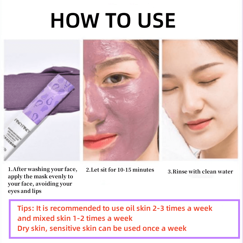 Eggplant Static Mud Cream Mask