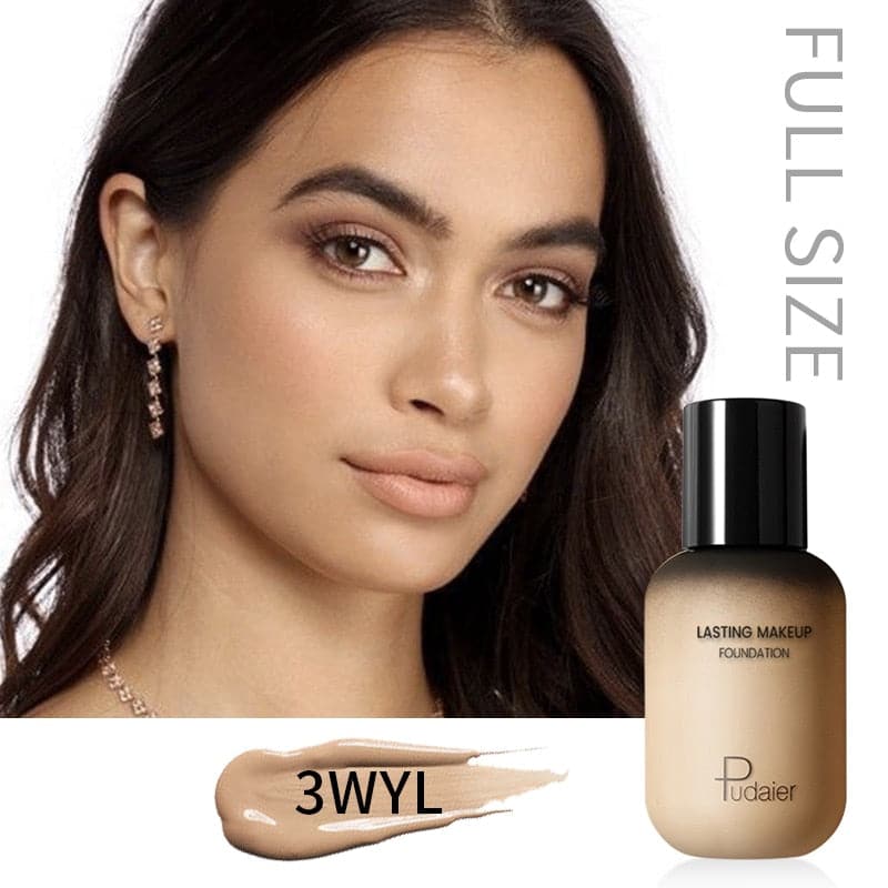 Dark Skin Liquid Foundation Cream For Face Concealer Matte Female Makeup Base Waterproof Long Lasting Facial Cosmetics