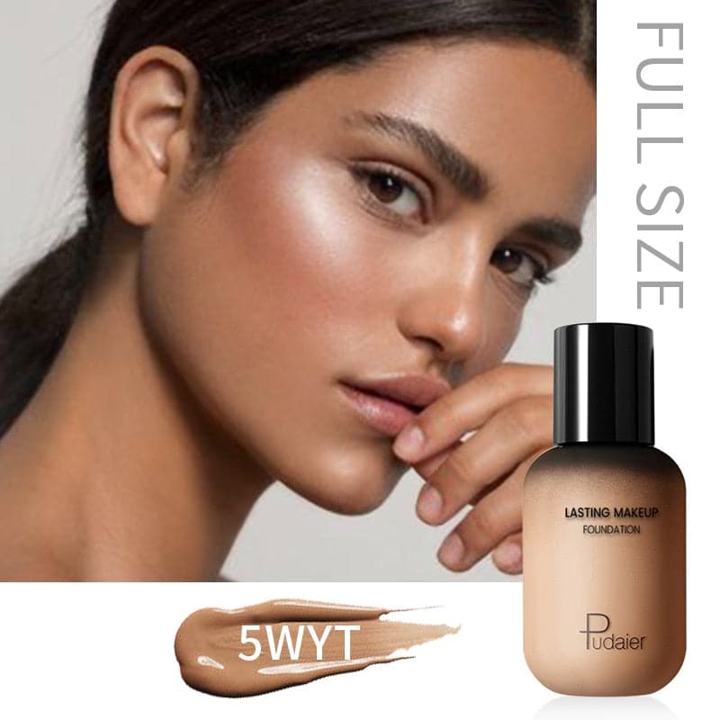 Dark Skin Liquid Foundation Cream For Face Concealer Matte Female Makeup Base Waterproof Long Lasting Facial Cosmetics