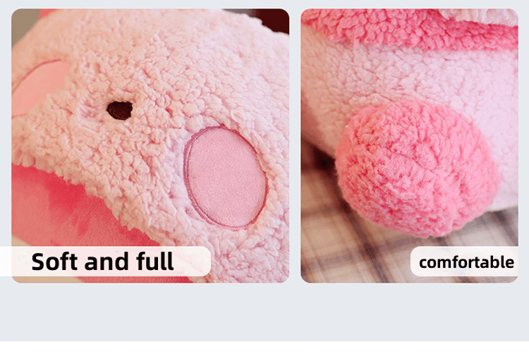 Cute Pink Dog Dolls Plush Toys Home Decor Stuffed Toy Gift