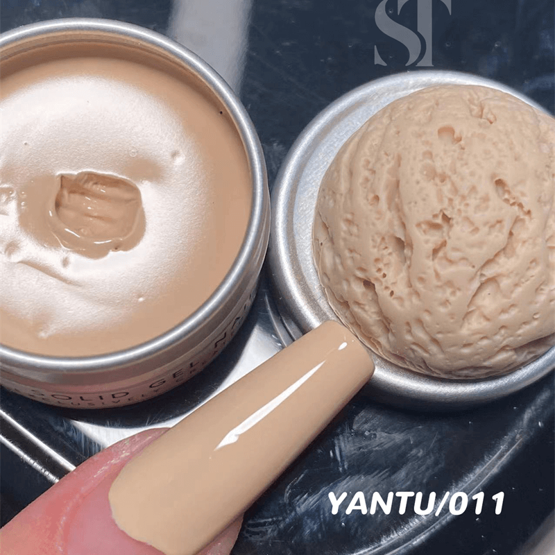 Strawberry Latte 26 Color Nail Polish Glue Solid Cans