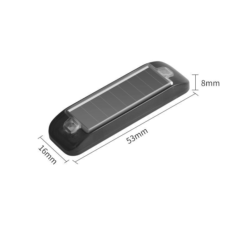 TikTok Car Solar Flashing LED Strobe Light Mini Anti-collision Warning Light Turn Signal Indicator Fit for Motorcycle