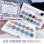 Macarone 26 Color Nail Polish Glue Solid Ice Cream Can
