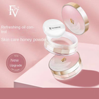 TikTok Loose Powder with Puff Mineral Waterproof Matte Setting Powder Finish Makeup Oil-control Professional Cosmetics for Women