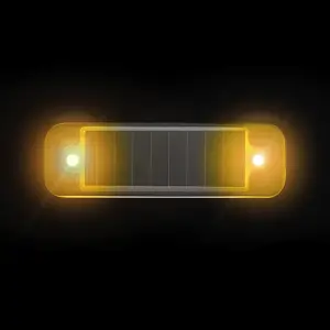 TikTok Car Solar Flashing LED Strobe Light Mini Anti-collision Warning Light Turn Signal Indicator Fit for Motorcycle