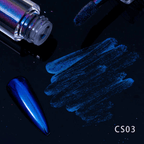 Small Tube Liquid Type Mirror Chrome Powder with Brush Professional Nail Art Decor Manicure Nail Glitter Pigment
