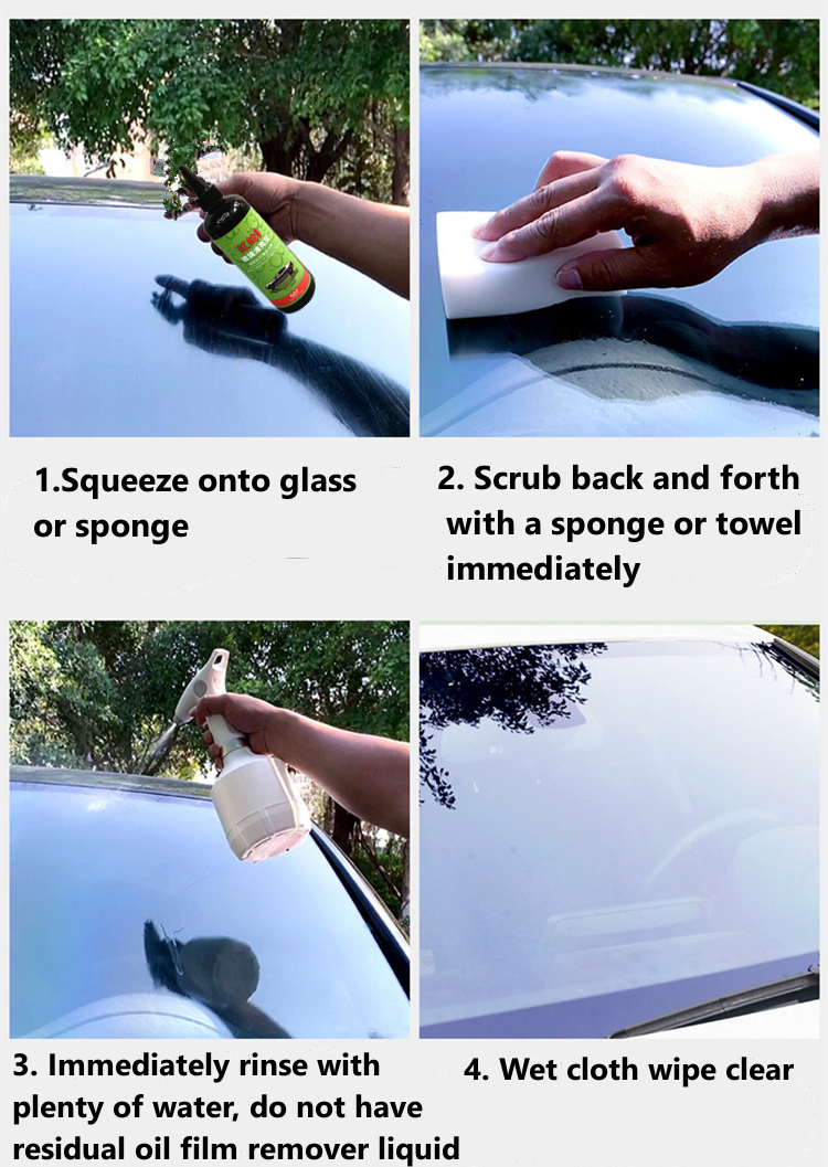 Glass Water Stains Remover Windshield Cleaner