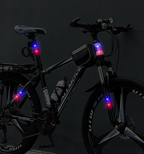 TikTok Car Solar Flashing LED Strobe Light Mini Anti-collision Warning Light Turn Signal Indicator Fit for Motorcycle