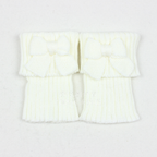 Winter Bowknot Knitting Leg Warmers Boot Cover Keep Warm Socks