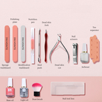 Nail Manicure Kit Complete household Rub Nail File Sharpen Nail Strip Exfoliating Scissors