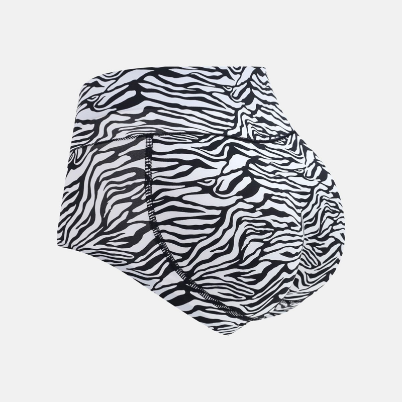 Hipster Leopard Women Panties Large Sizes High Waist Traceless Ice Silk Seamless Underwear