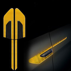 Car Reflective Sticker Car-styling Rearview Mirror Sticker Safety Warning Reflective Sticker Car Strip Stickers Exterior
