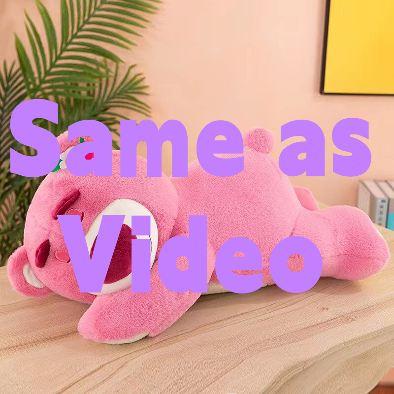 Cute Sleeping Face Lying Bear Cotton Plush Doll Girl Pillow Doll Pillow Cartoon Toy Gift