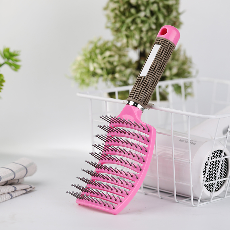 Hair Brush Scalp Massage Comb Hairbrush Bristle&Nylon Women Wet Curly Detangle Hair Brush for Salon Hairdressing Styling Tools
