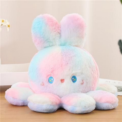 Fashion Gradient Colorful Octopus Plush Toy Funny Gift
