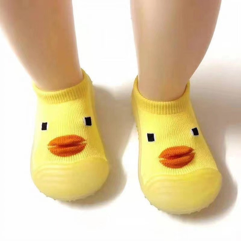 Cartoon Baby Toddler Shoes Boy Girls Wear Resistant Non-slip Casual Socks Shoes