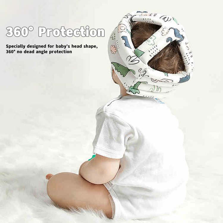 Cotton Baby Safety Helmet Head Protection Headgear Toddler Anti-fall Pad Children Learn To Walk Crash breathable protected Cap
