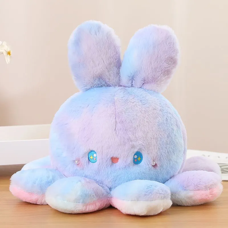 Fashion Gradient Colorful Octopus Plush Toy Funny Gift
