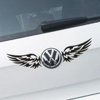Car Stickers Angel Wings Pattern Outdoor Reflective Car Motorcycle Body Decals Window Scratch Stickers