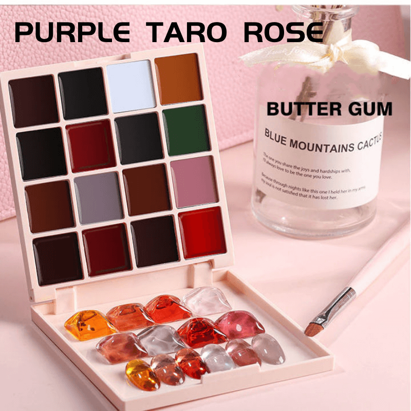 2023 New Solid 16 Color Nail Polish Glue Cans Cream-gel Manicures
