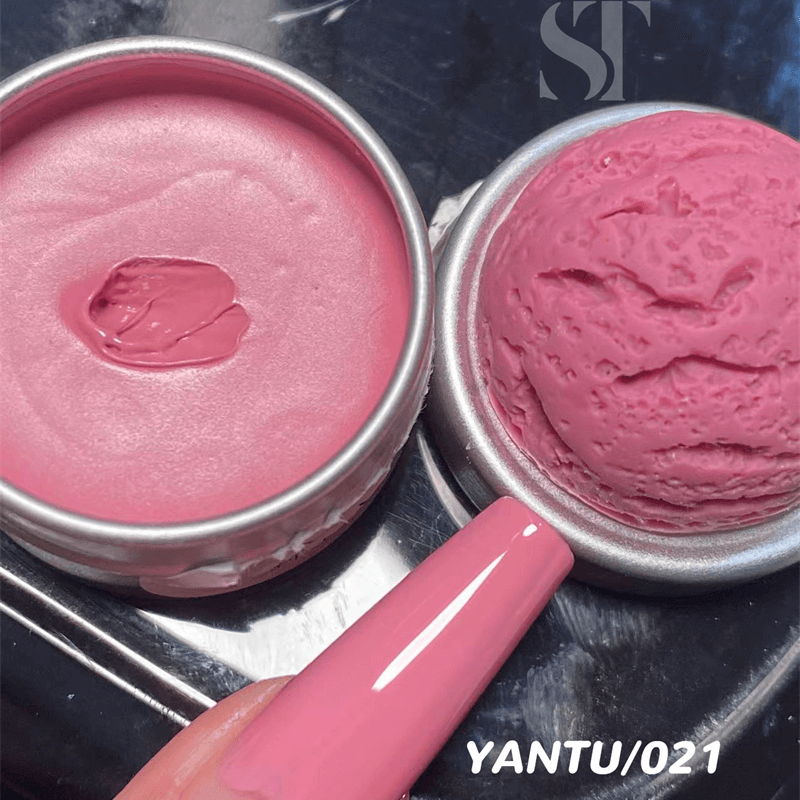 Strawberry Latte 26 Color Nail Polish Glue Solid Cans