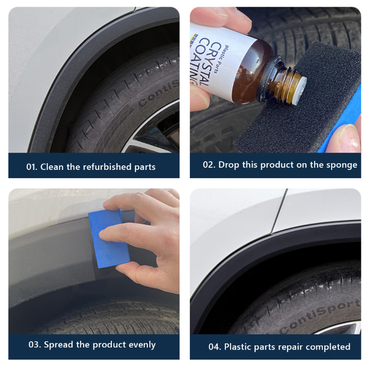30ml  Automotive Cleaning Agent Car Plastic Parts Instrument Panel Retreading Agent 999