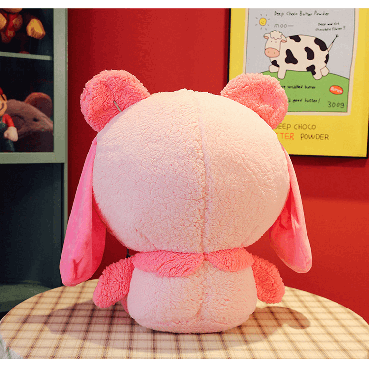 Cute Pink Dog Dolls Plush Toys Home Decor Stuffed Toy Gift