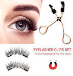 Quantum Magnetic Eyelash Curler Set Female Soft Magnetic False Eyelashes Double Magnet False Eyelashes Glue Free False Eyelashes