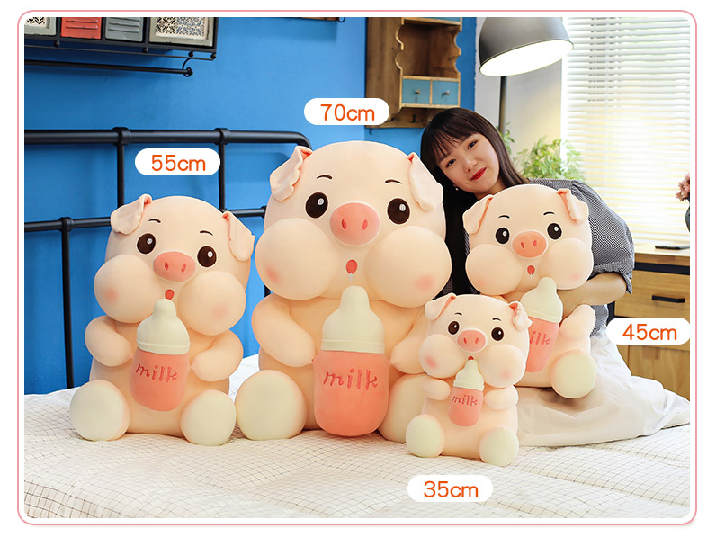 Cute Pig Stuffed Toy Soft Pillow Cushion Plush Toys Kids Doll Birthday Gifts